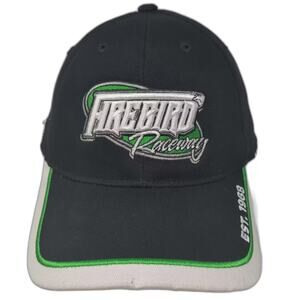 Main Gate Firebird Raceway Baseball Cap Black Green One Size Strapback USA Hat